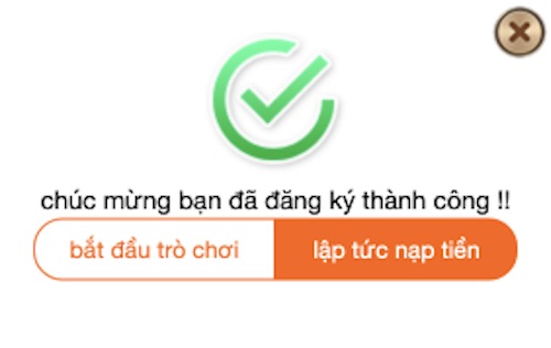 Đăng ký 789BET thành công Đăng ký 789BET thành công